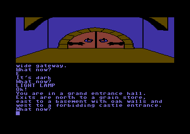 Screenshot of Red Moon (Commodore 64, 1985) - MobyGames