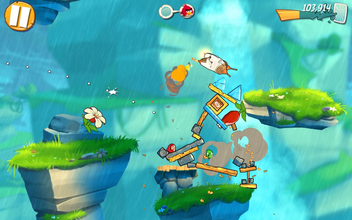 Screenshot of Angry Birds 2 (Android, 2015) - MobyGames