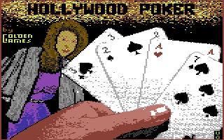 Hollywood Poker (Commodore 64) screenshot: Loading screen