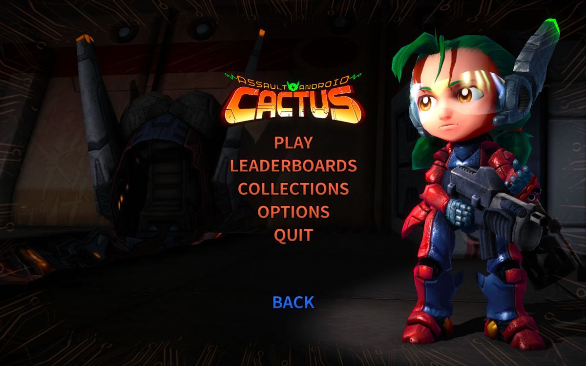 Assault Android Cactus (Windows) screenshot: Main menu