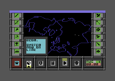 High Frontier (Commodore 64) screenshot: The state of the world