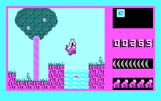 Super Kof (DOS) screenshot: Money! (CGA).
