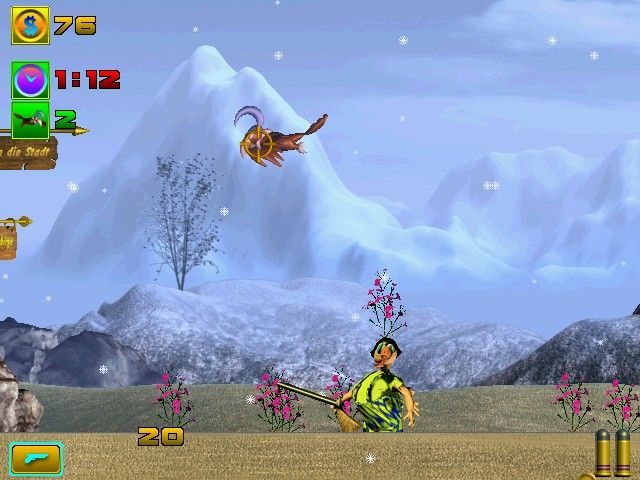 Die Rache der Sumpfhühner 2 (Windows) screenshot: In the mountains