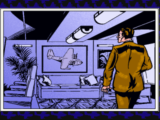 The Case of the Cautious Condor (DOS) screenshot: Fore room
