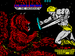 Masters of the Universe: Super Adventure (ZX Spectrum) screenshot: Loading screen