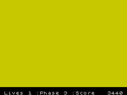3D Tunnel (ZX Spectrum) screenshot: This tape was found at the deep forests of northern Portugal. The yellow image it's the belly of Kermit hitting the camer... hey! how did yo.. what are y... (static noise)