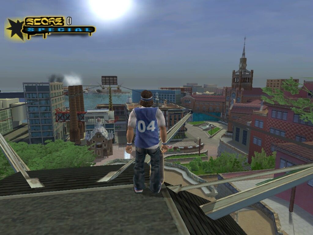 Tony Hawk's Underground 2 (Windows) screenshot: Nice view