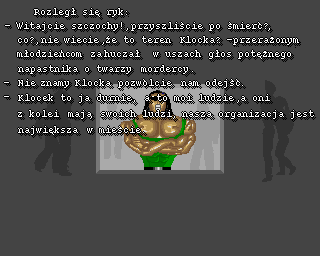 Franko: The Crazy Revenge (Amiga) screenshot: Part of the story
