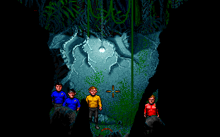 Star Trek: 25th Anniversary (DOS) screenshot: Stuck down in a pit.