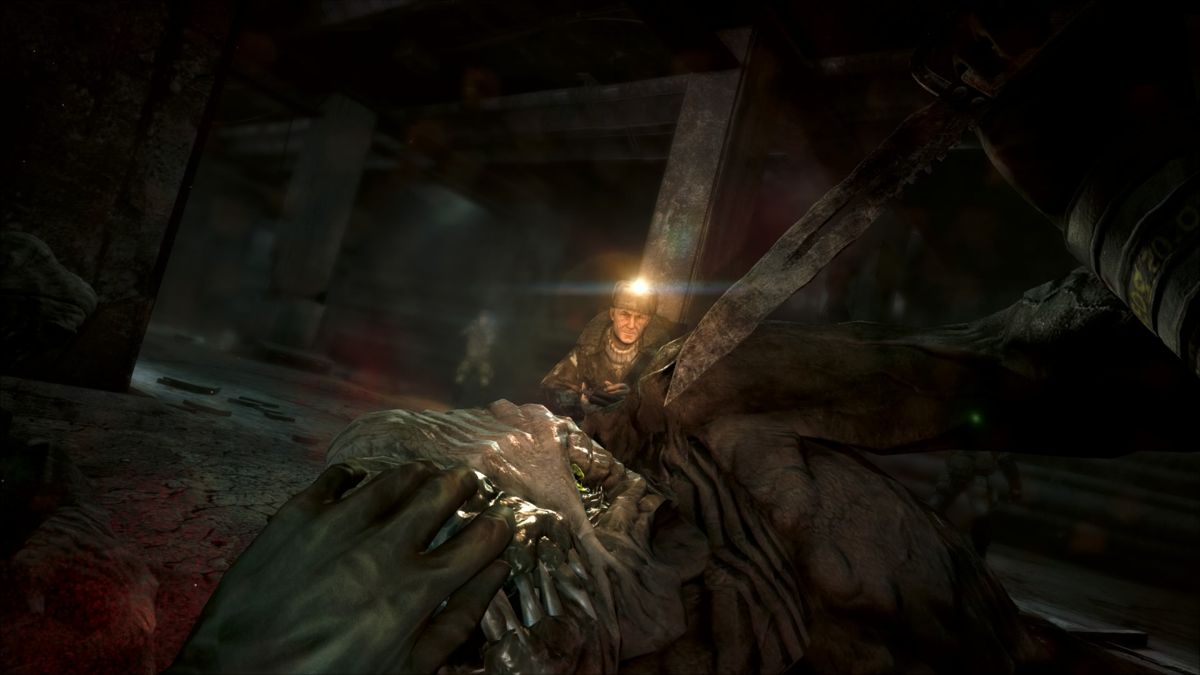 Metro 2033: Redux (PlayStation 4) screenshot: Close kill