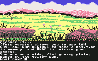 Time and Magik: The Trilogy (Commodore 64) screenshot: The beginning of part 2 (disk)