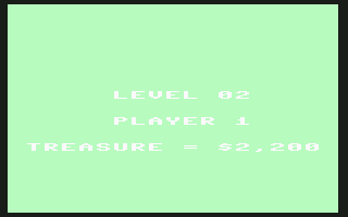 Chopper Hunt (Commodore 64) screenshot: Beginning level 2