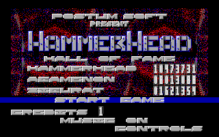 Hammer-Head (DOS) screenshot: Hall of fame