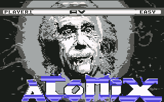 Atomix (Commodore 64) screenshot: Title