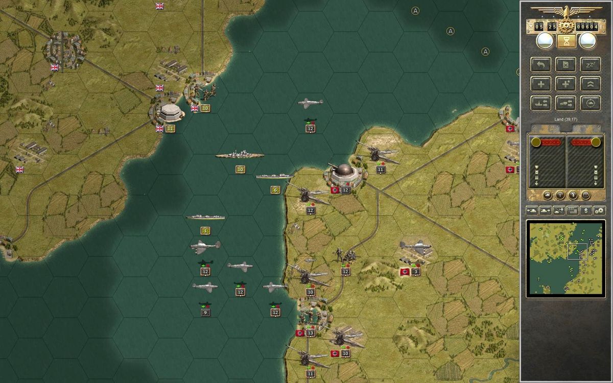 Panzer Corps: Operation Sea Lion (Windows) screenshot: Invasion