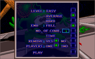 Kengi (DOS) screenshot: Main Menu.