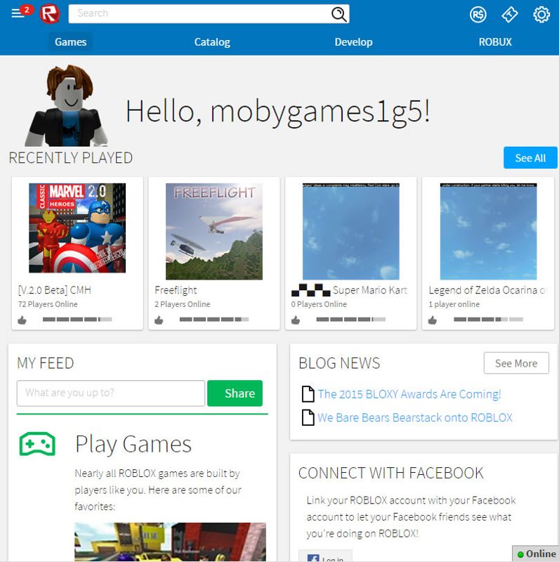 Screenshot of Roblox (Windows, 2005) MobyGames