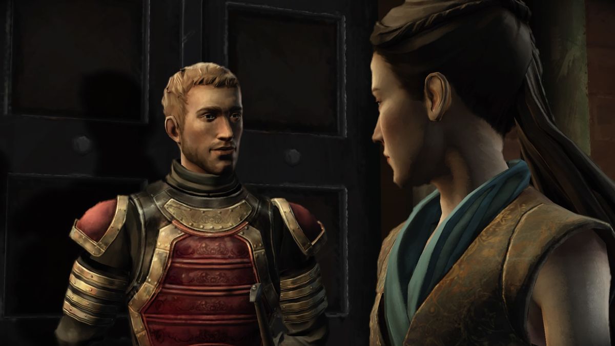 Game of Thrones: Episode Two of Six - The Lost Lords (PlayStation 4) screenshot: In this world, you should never trust the smiles of affection