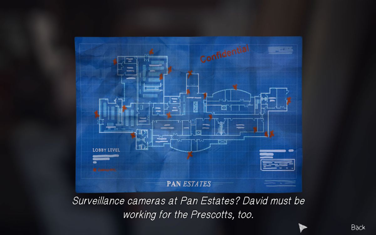 Life Is Strange: Season Pass - Episodes 2-5 (Windows) screenshot: <i>Episode 4</i>: David is obsessed with surveillance.