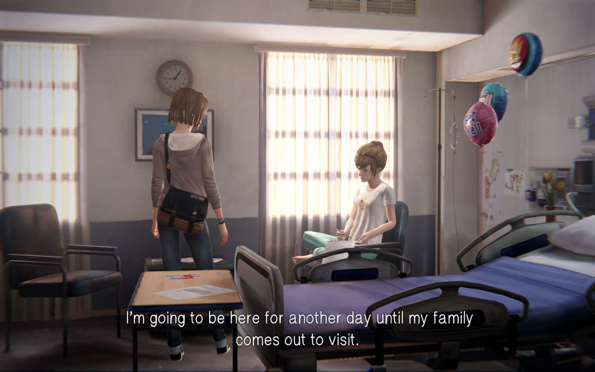 Life Is Strange: Season Pass - Episodes 2-5 (Windows) screenshot: <i>Episode 4</i>: this is a scene that is only shown based on choices in the previous episodes.