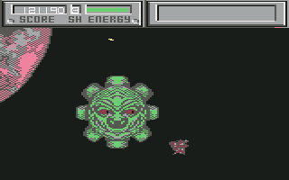 Blasteroids (Commodore 64) screenshot: Say hello to Mukor