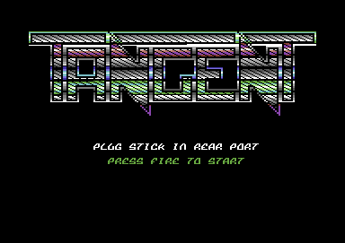 Tangent (Commodore 64) screenshot: Title screen