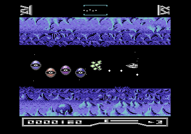 Tangent (Commodore 64) screenshot: Eyeballs?