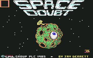 Space Doubt (Commodore 64) screenshot: Title screen