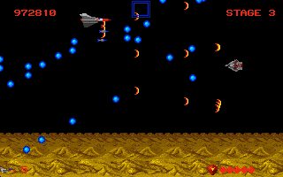 Fox Ranger (DOS) screenshot: .. and then jump into the background