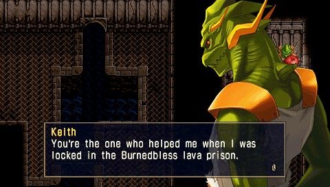 Ys I & II Chronicles (PSP) screenshot: Ys II: Keith, an important NPC