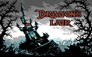 Dragon's Lair (Commodore 64) screenshot: Title screen