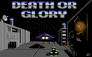 Death or Glory (Commodore 64) screenshot: Title screen