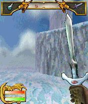 The Elder Scrolls Travels: Shadowkey (N-Gage) screenshot: Snowline