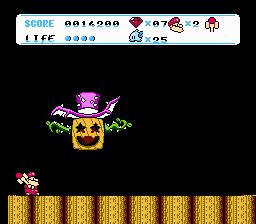 Don Doko Don 2 (NES) screenshot: Boss