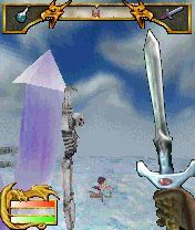 The Elder Scrolls Travels: Shadowkey (N-Gage) screenshot: A corpse in the snow