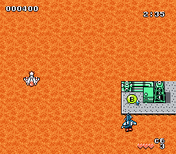 Taiyō no Yūsha: Fighbird (NES) screenshot: Sky Baron, a jet plane