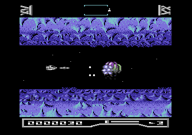 Tangent (Commodore 64) screenshot: The first stage
