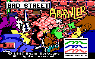 Bad Street Brawler (DOS) screenshot: Title picture