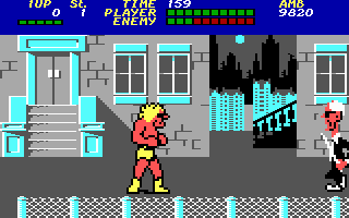 Bad Street Brawler (DOS) screenshot: Ingame shot