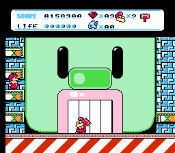 Don Doko Don 2 (NES) screenshot: Boo!