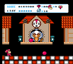 Don Doko Don 2 (NES) screenshot: Boss