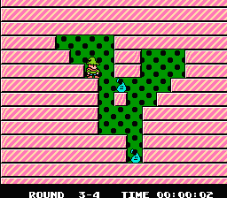 Fire 'n Ice (NES) screenshot: Seemingly simple levels can be very difficult