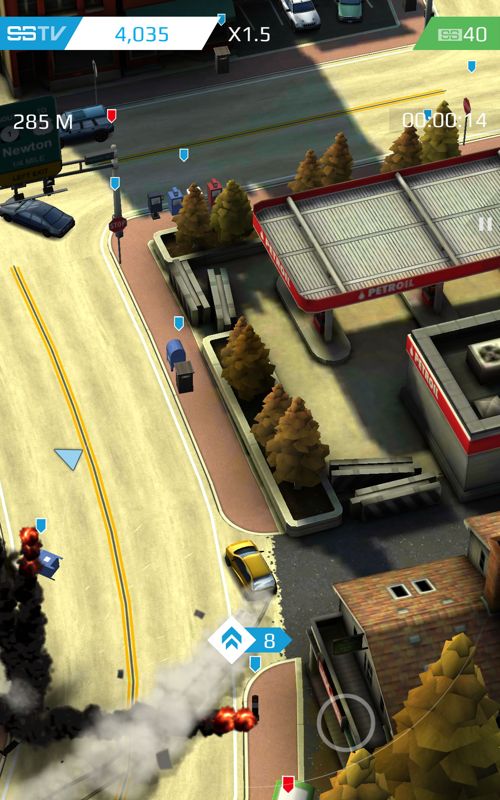 Screenshot of Smash Bandits (Android, 2013) - MobyGames