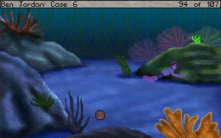 Ben Jordan: Paranormal Investigator Case 6 - Scourge of the Sea People (Windows) screenshot: Swimming underwater, looking for the Sea People.