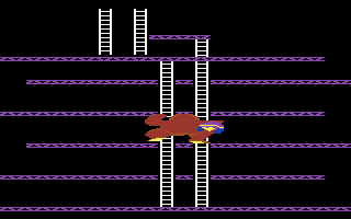 Donkey Kong (Commodore 64) screenshot: Game introduction (US version)