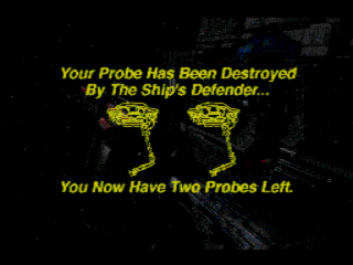 Iron Helix (SEGA CD) screenshot: Only two probes left.