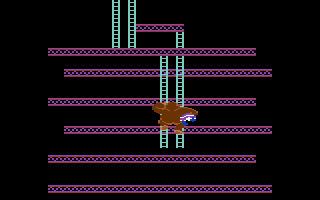 Donkey Kong (Commodore 64) screenshot: Game introduction (UK version)