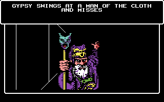 Wizardry V: Heart of the Maelstrom (Commodore 64) screenshot: My attack misses!