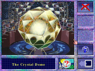 The Crystal Maze (DOS) screenshot: The Crystal Dome