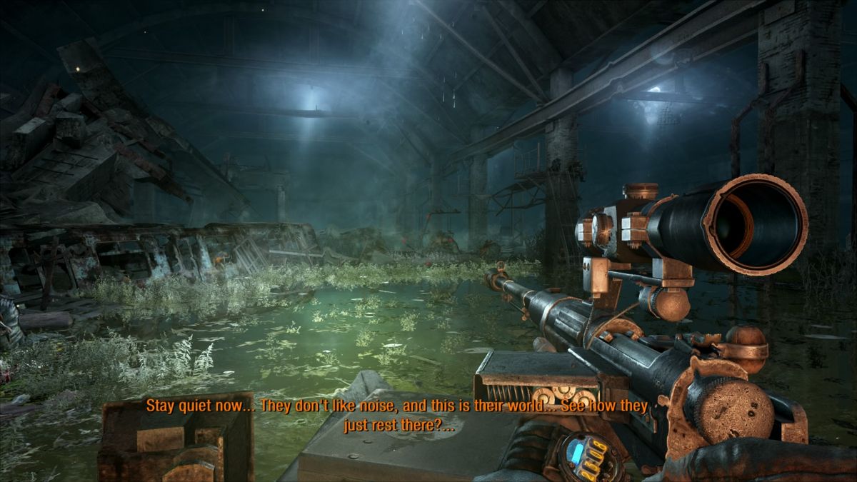 Metro: Last Light - Redux (PlayStation 4) screenshot: Metro: Last Light - A ferry ride